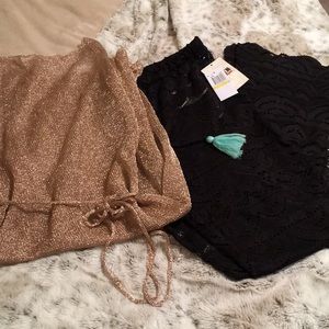 Swim coverup flare pants & coverup dress 2for1